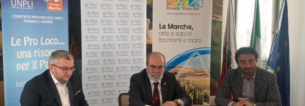 Firma protocollo d'intesa tra Inside Marche Live e UNPLI Pesaro-Urbino